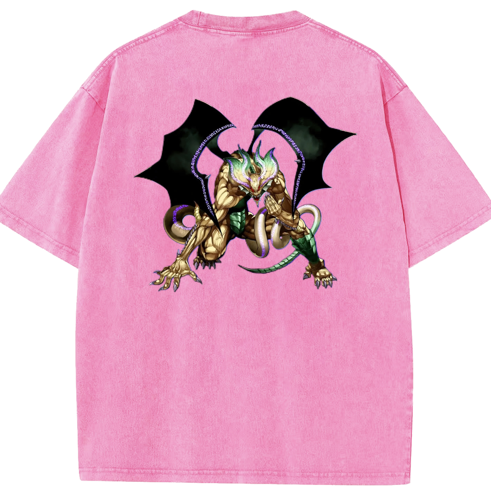 （画像用） 遊☆戯☆王 Yu-Gi-Oh! 綿100% ヴィンテージ風 半袖Tシャツ（背面プリント）
